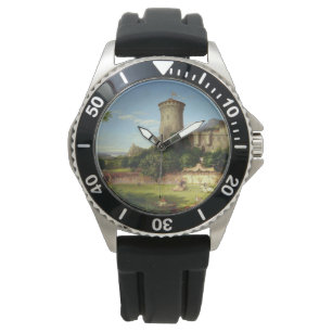Glorious Past (middeleeuwse joust) ( kunst) Horloge