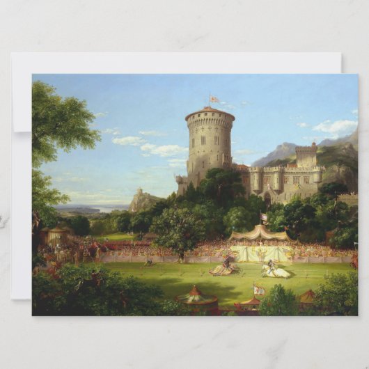 Glorious Past (middeleeuwse joust) ( kunst) Kaart (Voorkant)