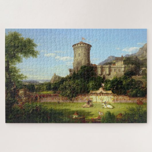 Glorious Past (middeleeuwse joust) ( kunst) Legpuzzel (Horizontaal)