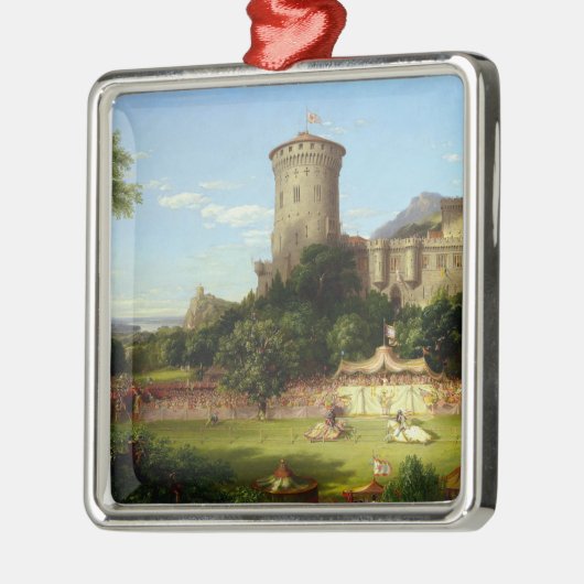 Glorious Past (middeleeuwse joust) ( kunst) Metalen Ornament (Links)