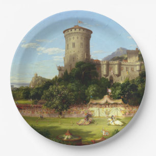 Glorious Past (middeleeuwse joust) ( kunst) Papieren Bordje