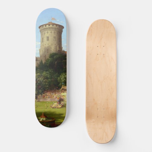 Glorious Past (middeleeuwse joust) ( kunst) Persoonlijk Skateboard (Voorkant)