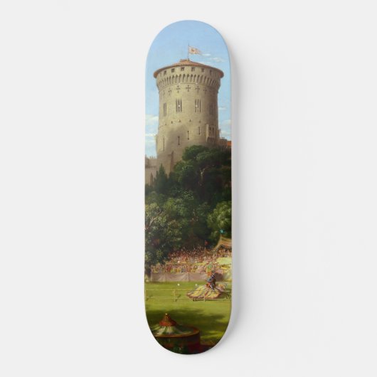 Glorious Past (middeleeuwse joust) ( kunst) Persoonlijk Skateboard (Voorkant)