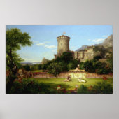 Glorious Past (middeleeuwse joust) ( kunst) Poster (Voorkant)