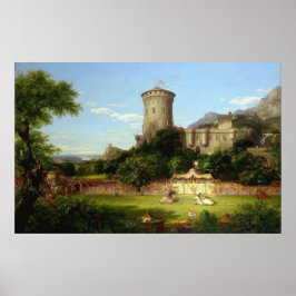 Glorious Past (middeleeuwse joust) ( kunst) Poster