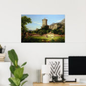 Glorious Past (middeleeuwse joust) ( kunst) Poster (Thuiskantoor)