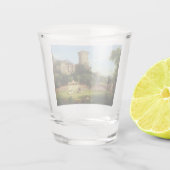 Glorious Past (middeleeuwse joust) ( kunst) Shot Glas (Achterkant)