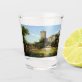 Glorious Past (middeleeuwse joust) ( kunst) Shot Glas (Voorkant)