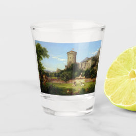 Glorious Past (middeleeuwse joust) ( kunst) Shot Glas