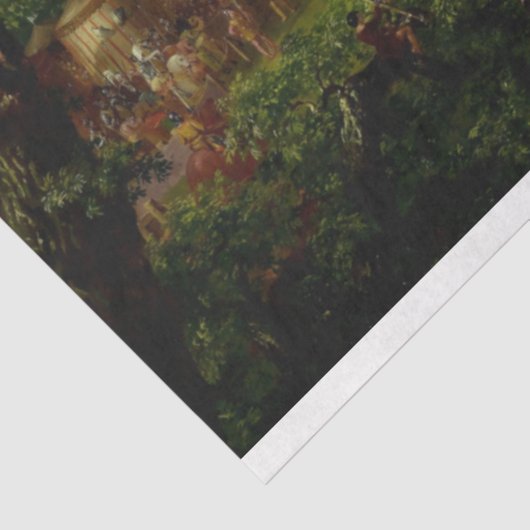 Glorious Past (middeleeuwse joust) ( kunst) Tissuepapier (Detail)