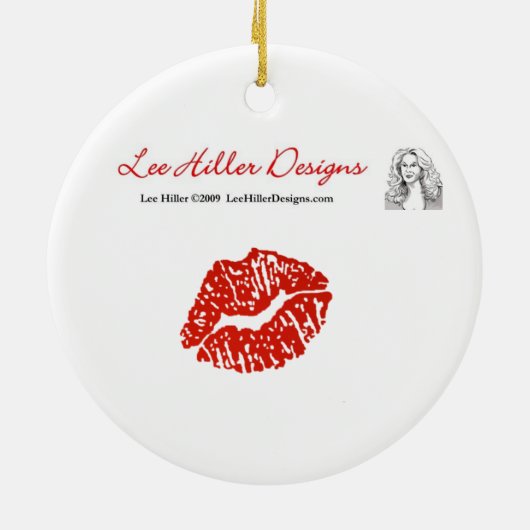 Glorious Peacock Feathers Keramisch Ornament (Achterkant)