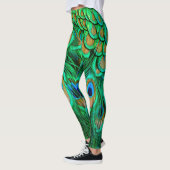 Glorious Peacock Feathers Leggings (Links)