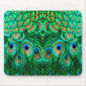 Glorious Peacock Feathers Muismat (Voorkant)