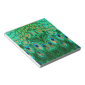 Glorious Peacock Feathers Notitieblok (Schuin)
