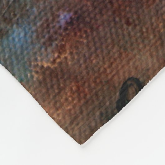 Glorious Peacock II Fleece Deken (Hoek)