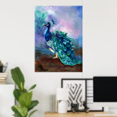 Glorious Peacock II Poster (Thuiskantoor)