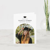 Glorious Peak Afstuderen Dank u kaart (Voorkant)