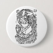 Glorious Pin Ronde Button 7,6 Cm (Voorkant)