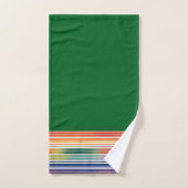 Glorious Rainbow Stripes Bad Handdoek (Handdoek)