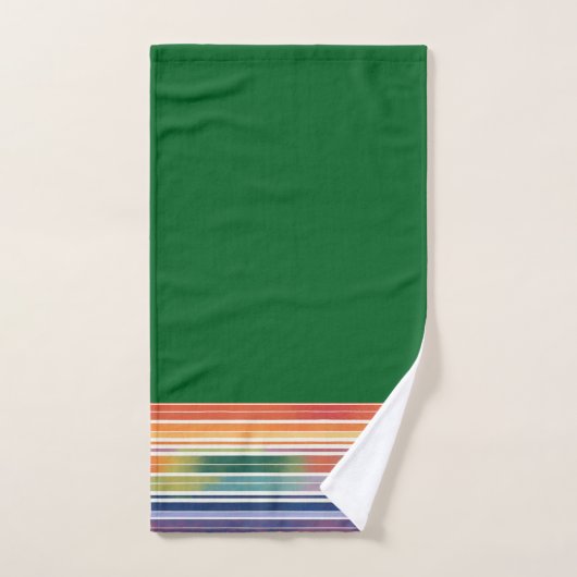 Glorious Rainbow Stripes Bad Handdoek (Handdoek)