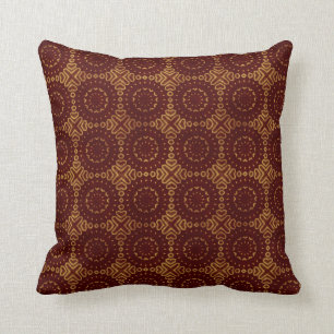 Glorious Red and Gold Pattern Kussen