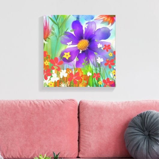 Glorious Spring Canvas Afdruk (Insitu (Woonkamer))