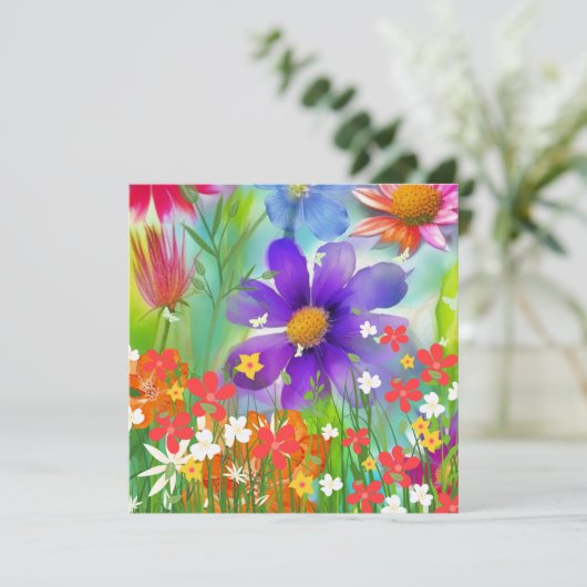 Glorious Spring Feestdagenkaart (Staand voorkant)