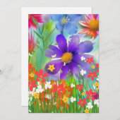 Glorious Spring Feestdagenkaart (Voorkant / Achterkant)