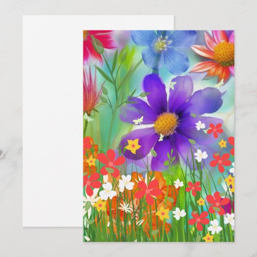 Glorious Spring Feestdagenkaart (Voorkant / Achterkant)