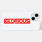 Glorious Stamp Case-Mate iPhone Case (Achterkant (horizontaal))