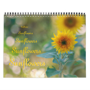 Glorious Sunflower Photo Calendar Kalender