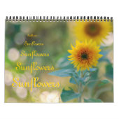 Glorious Sunflower Photo Calendar Kalender (Hoes)
