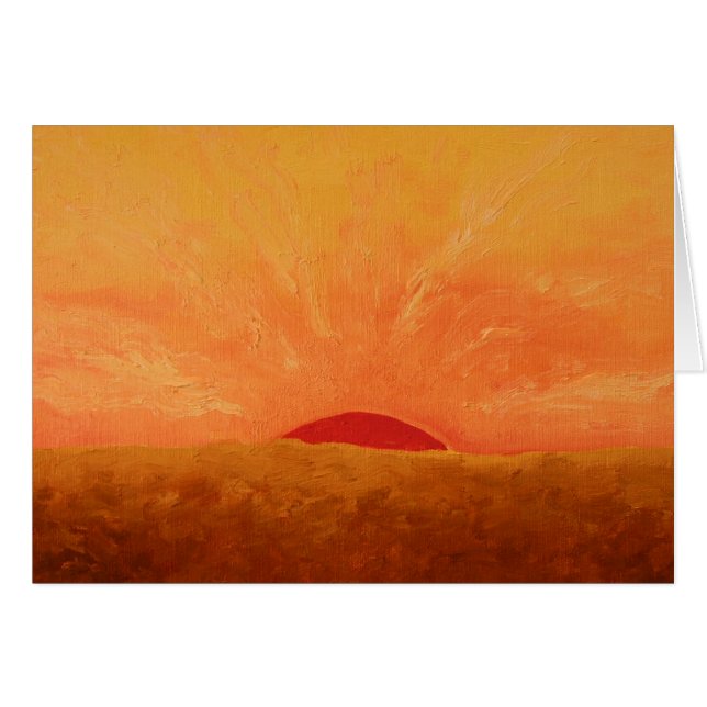 Glorious Sunrise Painting (Voorkant Horizontaal)