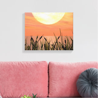 Glorious Sunset - Digital Art Canvas Print