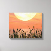 Glorious Sunset - Digital Art Canvas Print (Voorkant)