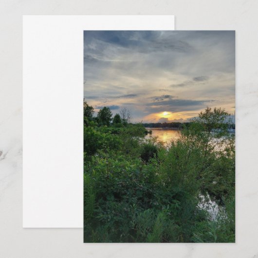 Glorious Sunset on Lake Ontario Blank Kaart (Voorkant / Achterkant)