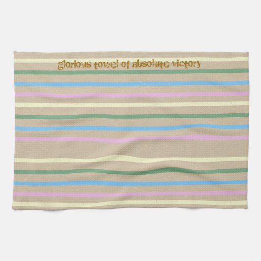 Glorious Towel of Absolute Victory Theedoek (Horizontaal)