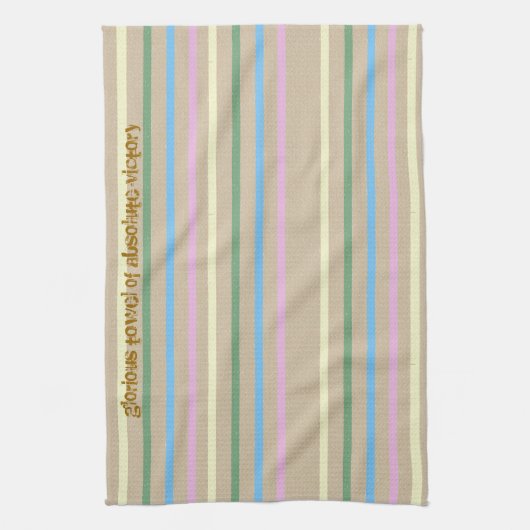 Glorious Towel of Absolute Victory Theedoek (Verticaal)