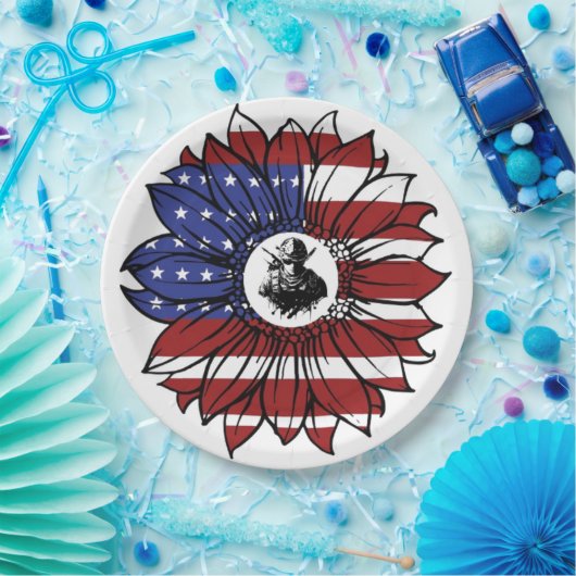 Glorious Veterans Papieren Bordje (Feest)