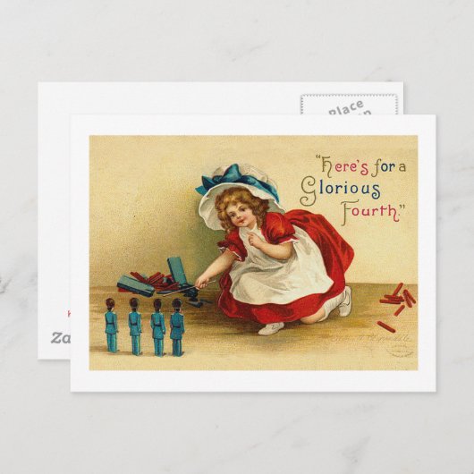 Glorious Vierde Wenskaart juli Briefkaart (Voorkant / Achterkant)