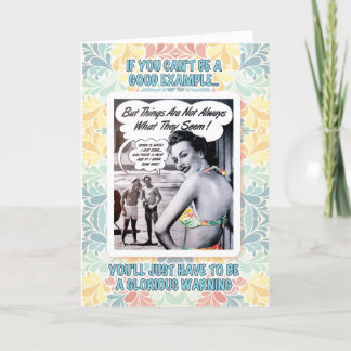Glorious warning birthday kaart