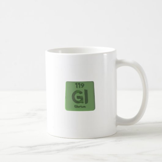 Glorium Gloria Chemical Element 119 Koffiemok (Rechts)