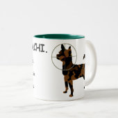 GLORVACHI mok PC camoufbruin (Voorkant rechts)