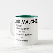 GLORVACHI mok PC camoufbruin (Voorkant links)