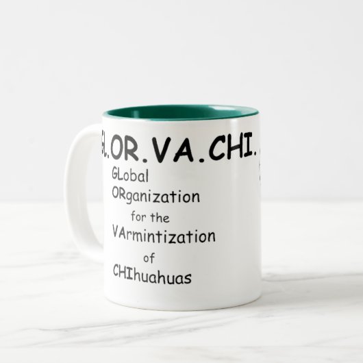 GLORVACHI mok PC camoufbruin (Voorkant links)