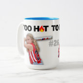 Glory 10U AZ Coffee-mok. Tweekleurige Koffiemok (Voorkant links)