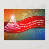 Glory aan God Briefkaart (Voorkant)