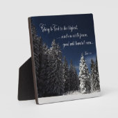 Glory aan God - Luke 2:14 Fotoplaat (Voorkant)