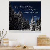 Glory aan God - Luke 2:14 Poster (Keuken)