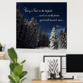 Glory aan God - Luke 2:14 Poster (Thuiskantoor)